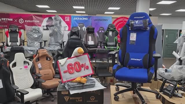 АКЦИЯ 🚀 На новое-игровое Кресло AKRacing K7012 (AK-7012-BB) black