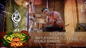 Battletoads & Double Dragon - level 5 (live drum cover by Eflavia)
