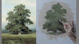 Клапоух Юрий  Учимся у Шишкина писать дуб