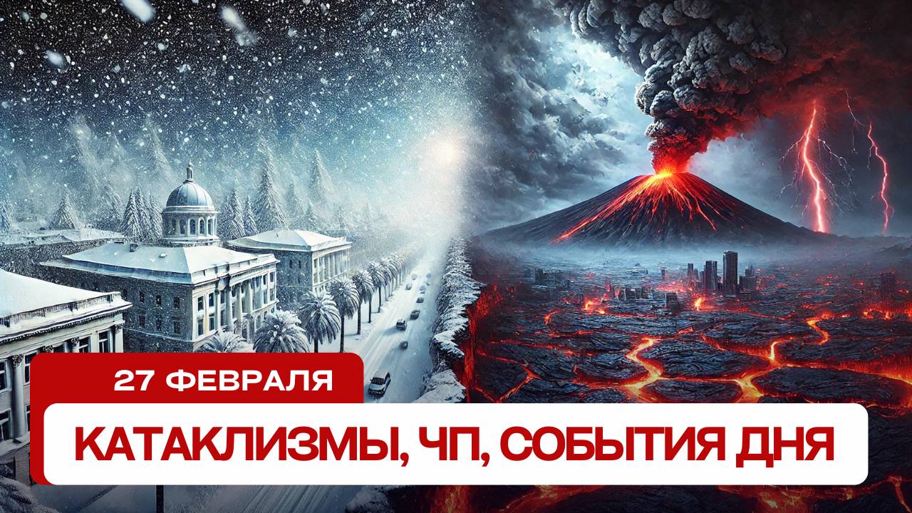 Новости сегодня 27.02.2025. Катаклизмы за день, ЧП, события дня