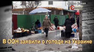 В ООН заявили о голоде на Украине