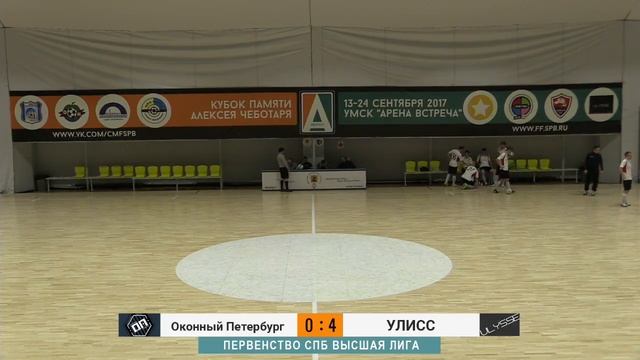 Первенство Санкт-Петербурга по мини-футболу. Высшая Лига. Оконный Петербург — УЛИСС смотреть онлайн