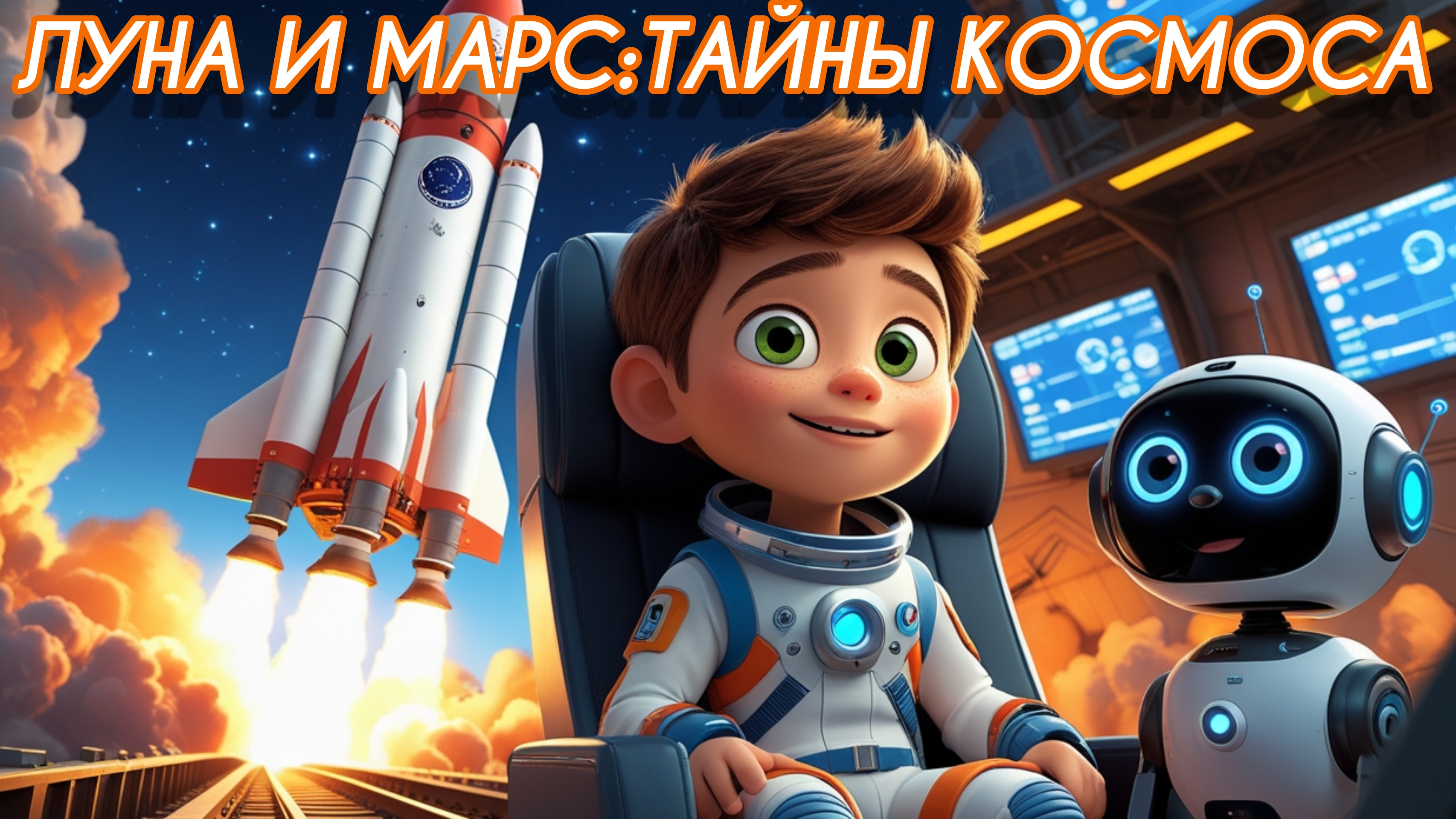 "ЛУНА И МАРС: ТАЙНЫ КОСМОСА! ЧТО НАС ЖДЁТ В БУДУЩЕМ?" ДЕТСКИЕ ПОЗНАВАТЕЛЬНЫЕ ИСТОРИИ ДЛЯ ДЕТЕЙ |