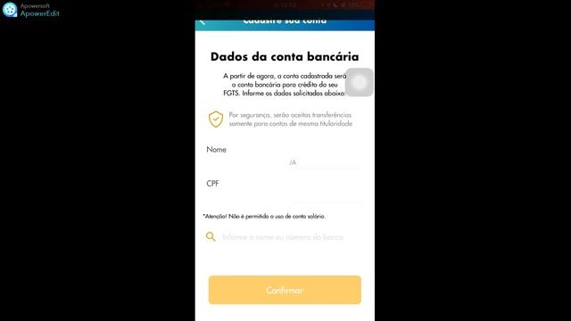 COMO CADASTRAR UMA CONTA BANCÁRIA NO APP FGTS PARA RECEBER OS 1000 DO FGTS E OUTROS VALORES смотреть онлайн