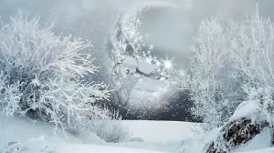 Футаж Кружится и хохочет метель под Новый год HD