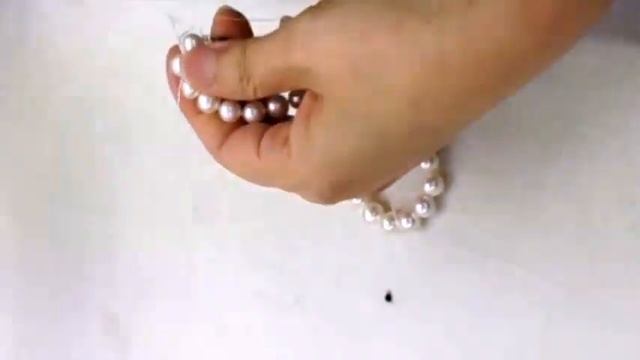 Сборка ожерелья из жемчуга. Часть3. смотреть онлайн