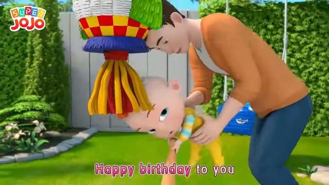 Happy Birthday Song | Johny Johny Yes Papa -  Super JoJo Nursery Rhymes & Kids Songs смотреть онлайн