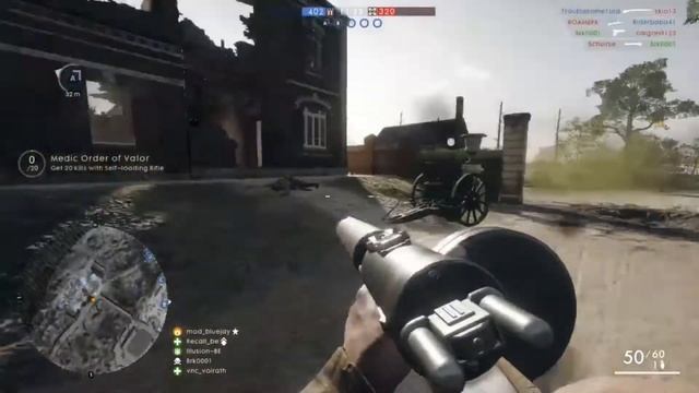 Battlefield 1 Squad gameplay on Ballroom Blitz - Avoiding the clusterfuck!!! Watch to the end!!! смотреть онлайн