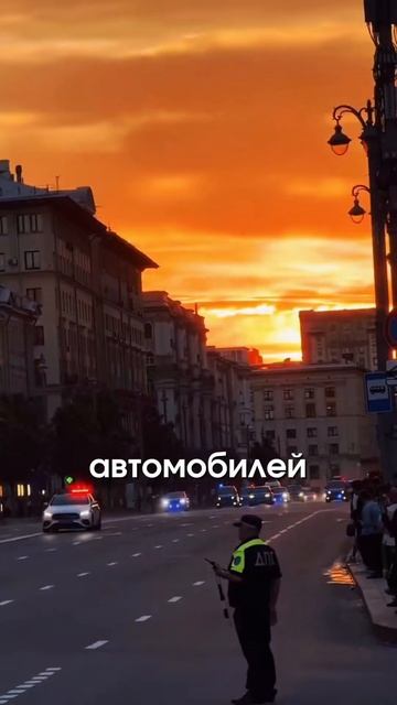 Кортеж президента РФ #automobile #кортеж #aurus смотреть онлайн