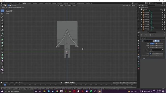 Stylized speed modeling #1 - Forest sign