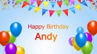 Happy Birthday Andy