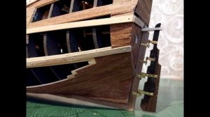 Строительство галеона "Сан Джованни Батиста" #6: проблема с установкой руля галеона.