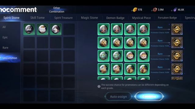 Mir4 | Lucky Combine | White Peacock Crystaglass | Spirit Combine смотреть онлайн