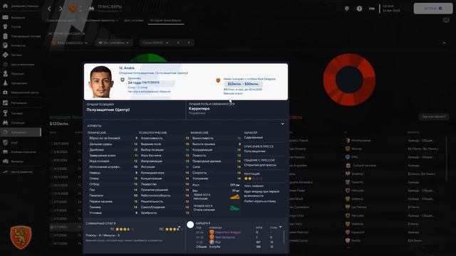 Football manager 2023 Реал Сарагоса №27. Рекордный трансфер и состав под победу в примере...