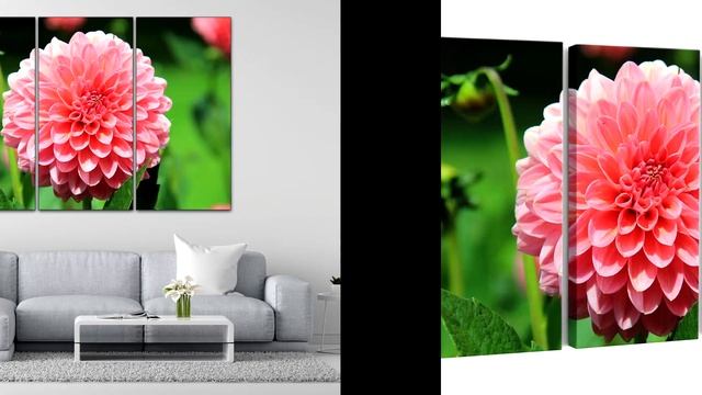 Розова Далия - картина за стена смотреть онлайн