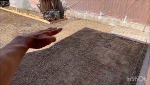 бетонирование двора в черновую под брусчатку по маякам с разуклонкой по технологии