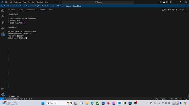 BASH scripting 1: VARIABLES | BASIC MATH