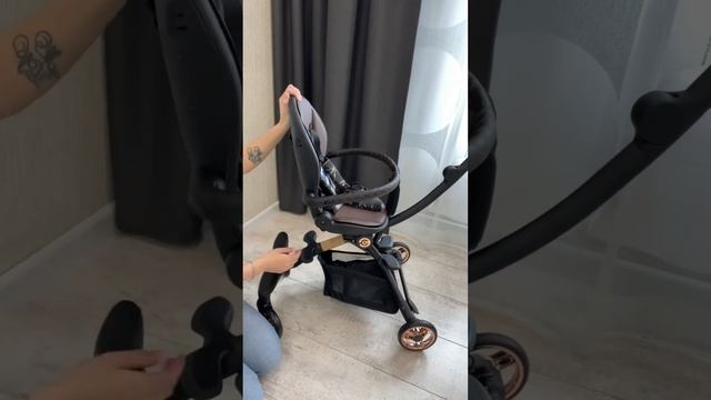 Коляска-трансформер Xiaomi Elittle Baby Stroller F2 Black Panther