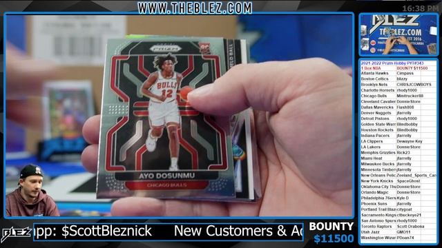 2021-2022 Prizm Hobby 1 Box PYT #343 смотреть онлайн