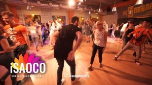 Samuel Funflow and Olga Safonova Salsa Dancing in Respublica Vosmera, Tuesday 01.05.2018