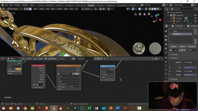 Blender 2.8: Harry Potter Time Turner (Part 4) смотреть онлайн