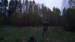 Охота на вальдшнепа часть 2 + отстрел патрона шлейф вектор