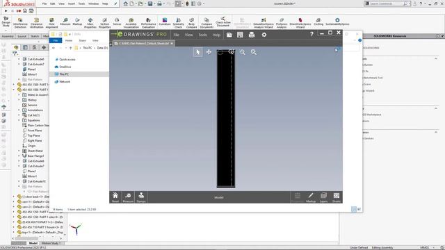 Export All Flat Patterns from SOLIDWORKS assembly components
