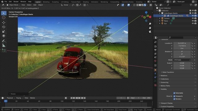 How to make a shadow catcher in Blender 4.0 Cycles and Eevee