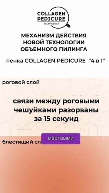 пенка  "4 в 1" для  педикюра и маникюра КОЛЛАГЕН-ПЕДИКЮР