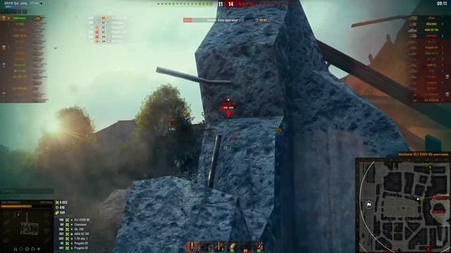 Мир танков. WOT. Бой на М46 Patton. Взял 13 фрагов и 7.6К урона