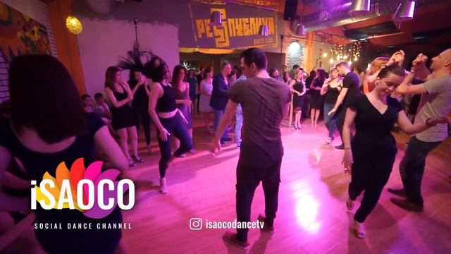 Max Vdovchenko and Renata Sakaeva Salsa Dancing in Respublica Vosmera Sunday 29_04_2018
