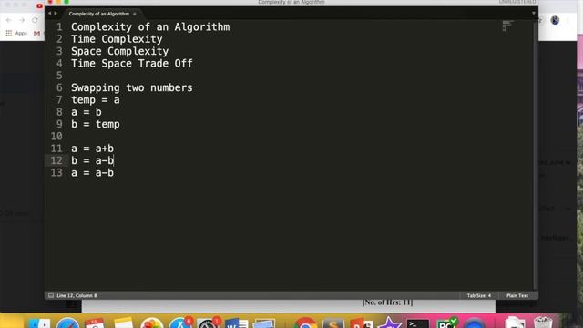 Introduction to Data Structures and Algorithms? What is time space complexity of an algorithm?