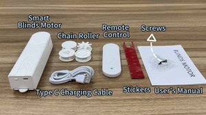 RSH Smart Blinds Motor MC19, Tuya WiFi Wireless Remote Control Compatible with Alexa Google Home