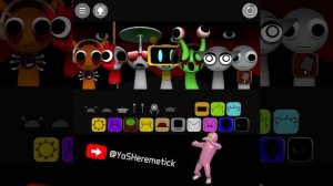 Sprunki 3D Mod [Part 1️⃣] (HORROR) {ALL CHARACTERS & PHASES} 🍻 #sprunki #memes #animation #meme