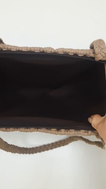 Сумка шоппер в технике макраме смотреть онлайн