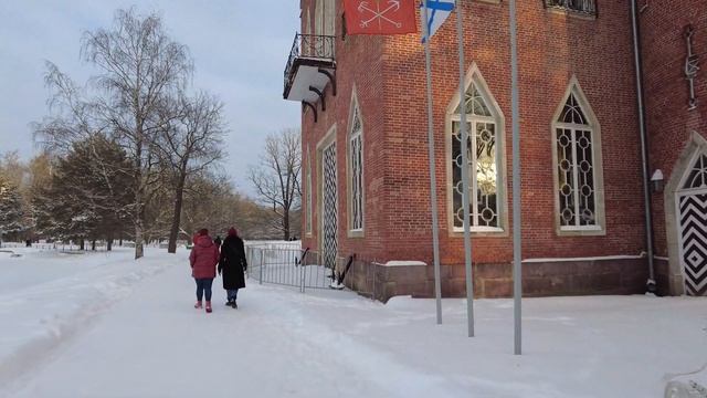 Зимняя сказка в Екатерининском парке | Прогулка среди снежной красоты города Пушкин