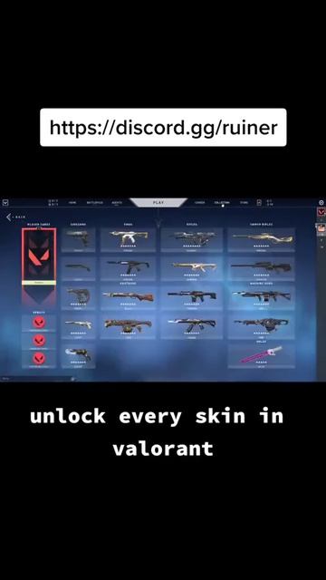 UNLOCK ALL SKINS IN VALORANT!! WORKING 2023 смотреть онлайн