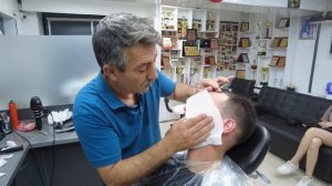 A SESSION WITH MUNUR ONKAN! FACIAL WAX,FOAM FACE MASSAGE