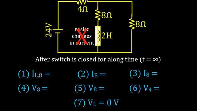 RL Circuit Analysis (2 of 8) Voltage and Current