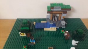 Второй день виживания лего майнкрафт анимация