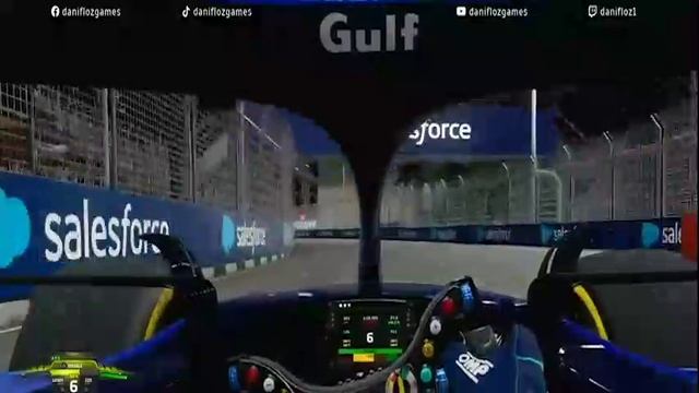 ⚡ Жаркая ночь в Сингапуре! Williams FW45 на старте Гран-При F1 2023! 🚀🏁 смотреть онлайн