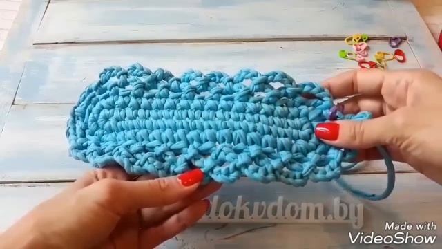 КАК СВЯЗАТЬ АВОСЬКУ КРЮЧКОМ из трикотажной пряжи. Мастер-класс