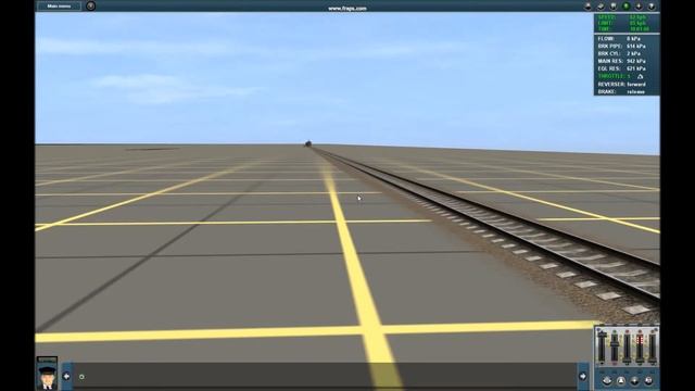 "Телега" одометра ЭР9 в Trainz2012 смотреть онлайн