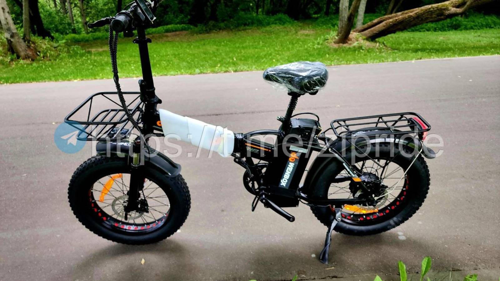 ✔️Новинка Электровелосипед✔️Фетбайк✔️ Складной ✔️Алюминиевая Рама✔️500w-48v20Ah смотреть онлайн