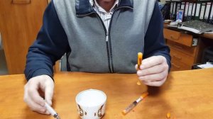 НПФ Технофарм. Подготовка к работе шприцев для УВЫШ-4.