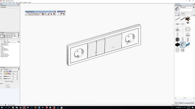 SketchUp - Dynamic Component - Electric Socket смотреть онлайн