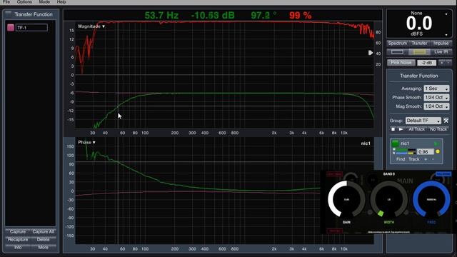 Behringer Flow 8 SMAART замеры АЧХ, задержки, фазы EQ, delay смотреть онлайн