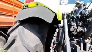 Трактор Claas AXION 850 экспресс-обзор от Янина Михаила