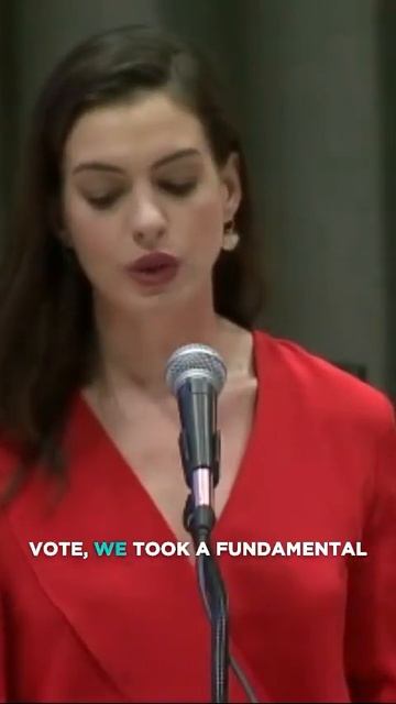 #annehathaway  @unitednations  speech on International Women’s Day is nothing but inspiring! 🌟✨ смотреть онлайн
