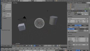 Morphing between two particles in blender/morphing in blender